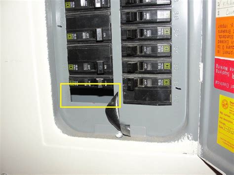 electrical box knockout covers|missing knockouts in electrical panel.